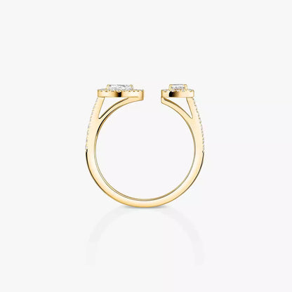 [⭐Maelin]My Twin Toi Gold Diamond Ring