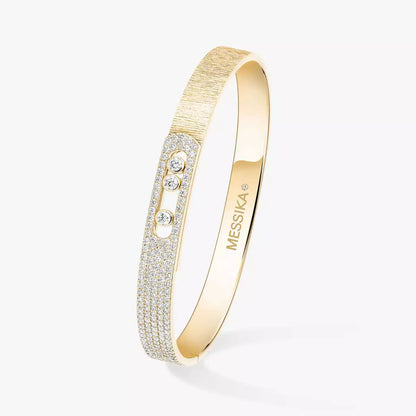 [⭐Maelin]Move Noa Ciselé half pavé bangle