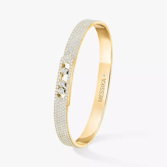[⭐Maelin]Move Noa Full Pavé Diamond Bangle Bracelet