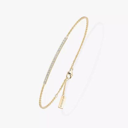 [⭐Maelin]Diamond Thin Bangle 0.15ct My Twin Toi & Moi