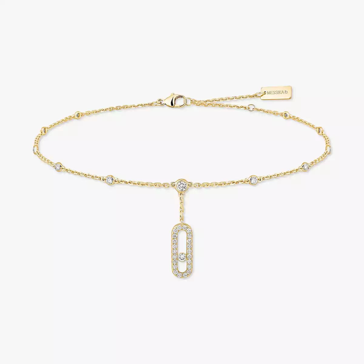 [⭐Maelin] Move Uno pavé ankle bracelet