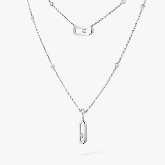 [⭐Maelin] Move Uno Diamond Necklace