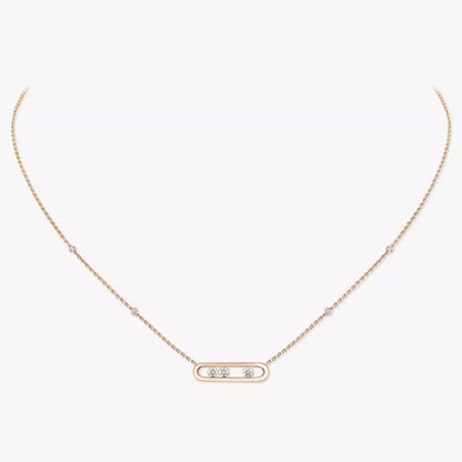 [⭐Maelin] Baby Move Gold Diamond Necklace