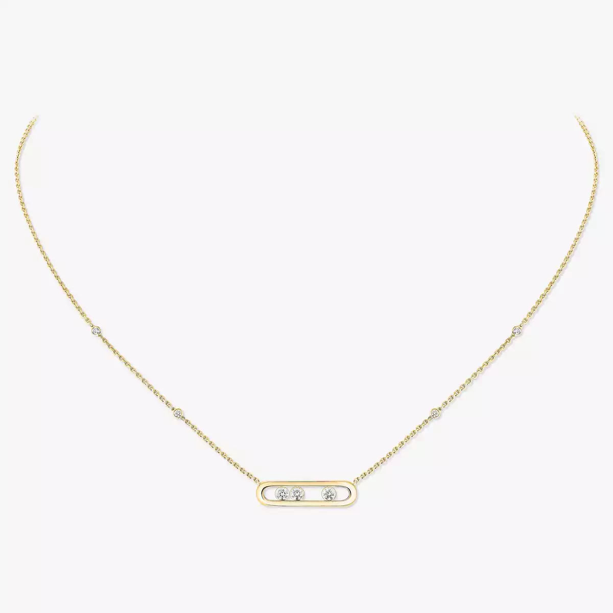 [⭐Maelin] Baby Move Gold Diamond Necklace