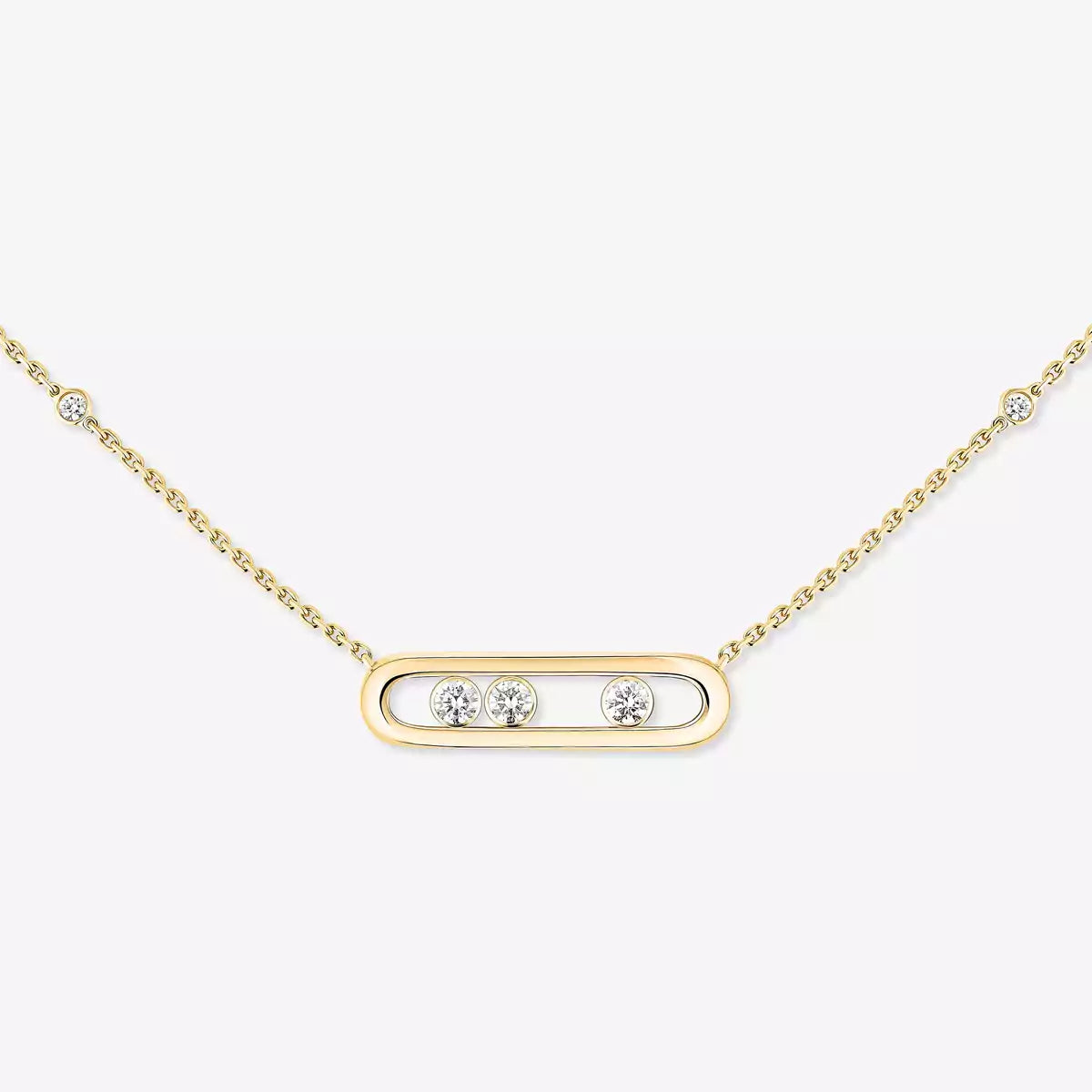 [⭐Maelin] Baby Move Gold Diamond Necklace