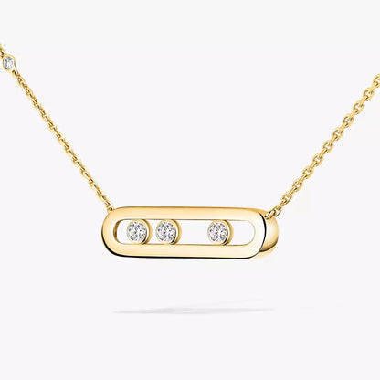 [⭐Maelin] Baby Move Gold Diamond Necklace