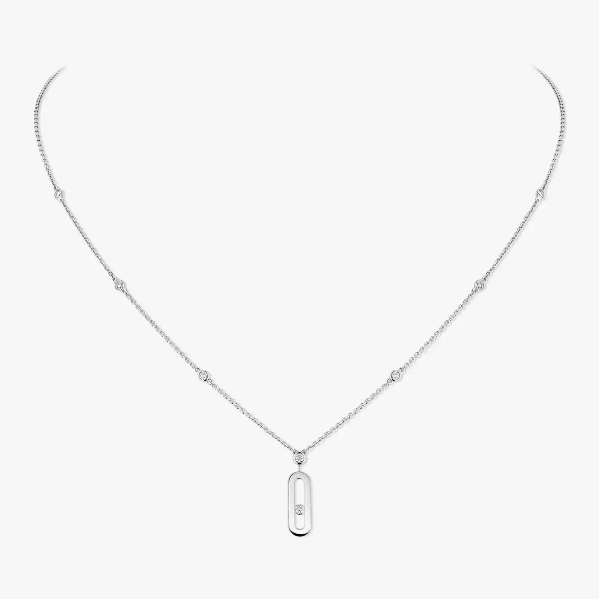 [⭐Maelin] Move Uno Gold Diamond Long Necklace
