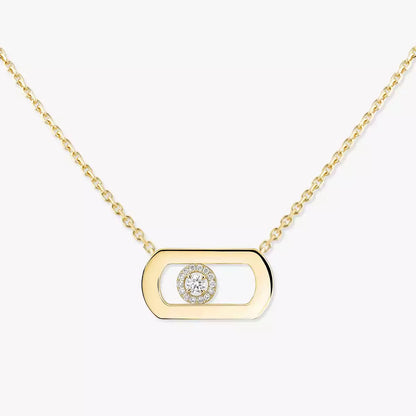 [⭐Maelin]So Move Diamond Necklace in Gold