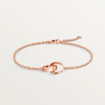 [⭐Maelin]LOVE BRACELET DOUBLE RING