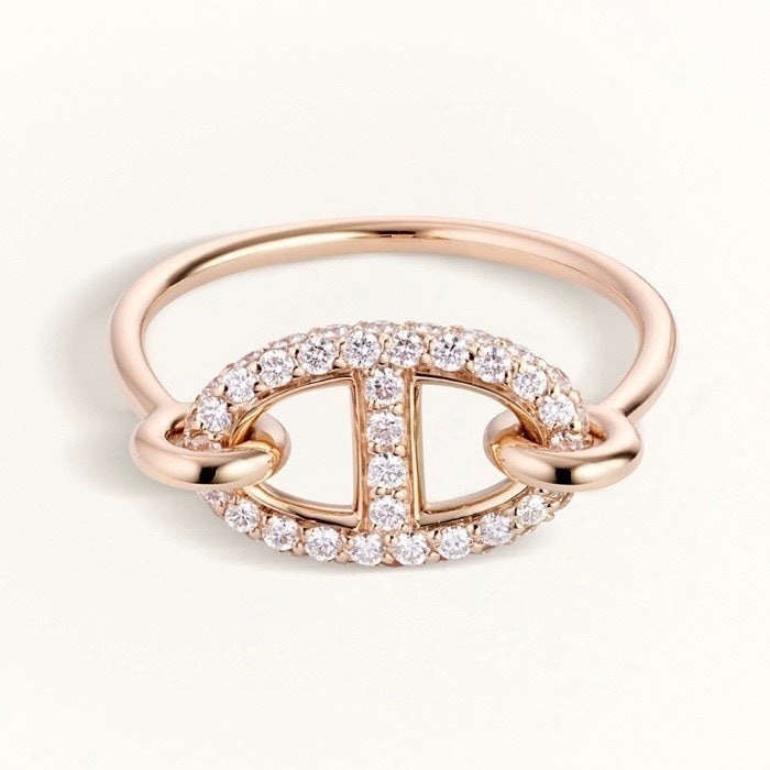 [⭐Maelin]RONDE SMALL DIAMOND RING