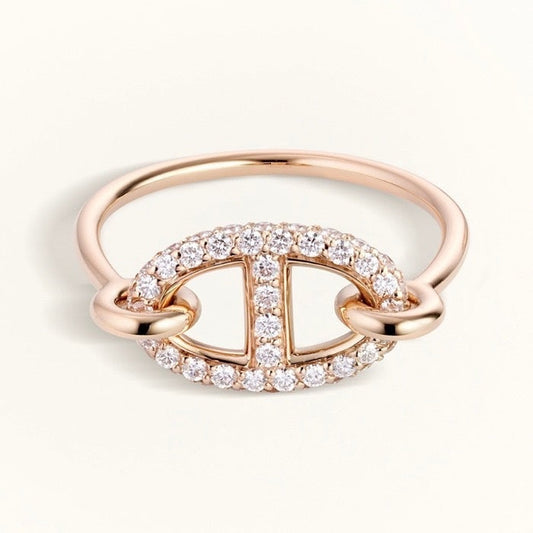 [⭐Maelin]RONDE SMALL DIAMOND RING