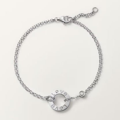 [⭐Maelin]LOVE BRACELET 2 DIAMOND
