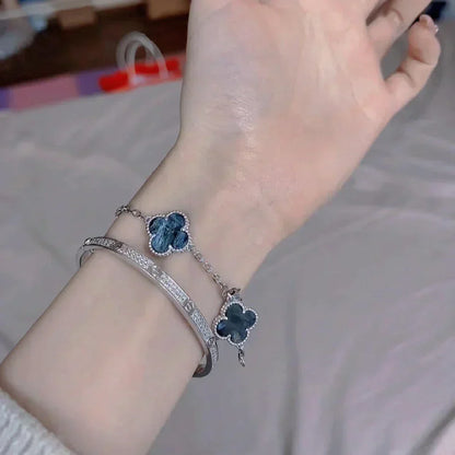 [⭐Maelin]CLOVER 5 MOTIF PIETERSITE BRACELET COLLECTION