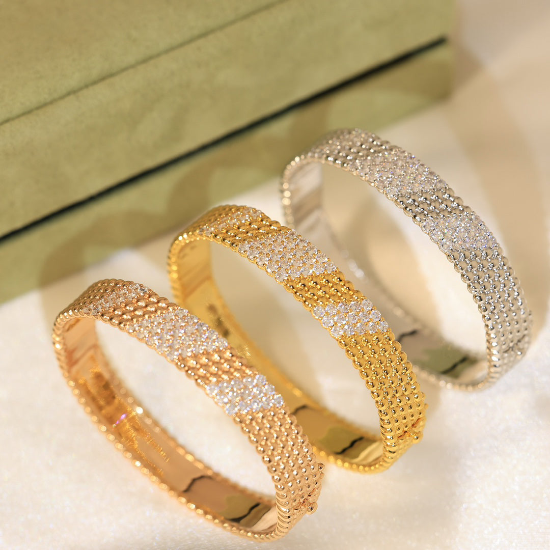 [⭐Maelin]  FIVE-ROW DIAMOND BRACELET