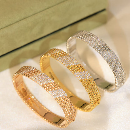 [⭐Maelin]  FIVE-ROW DIAMOND BRACELET