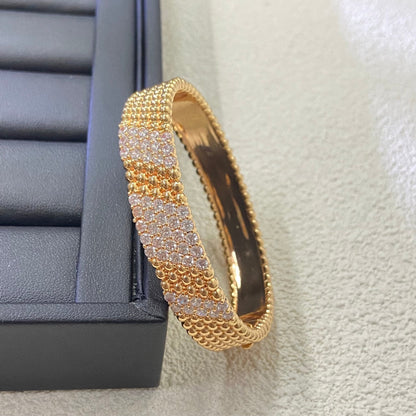 [⭐Maelin]  FIVE-ROW DIAMOND BRACELET