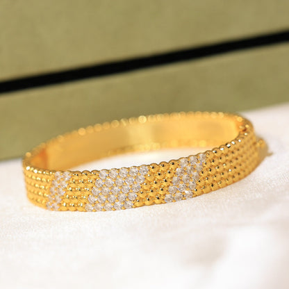 [⭐Maelin]  FIVE-ROW DIAMOND BRACELET