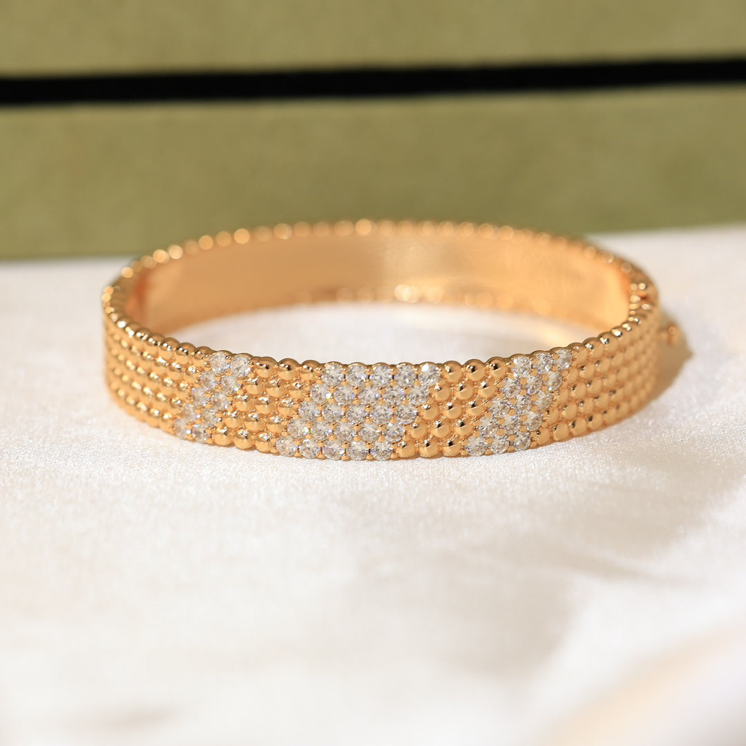 [⭐Maelin]  FIVE-ROW DIAMOND BRACELET