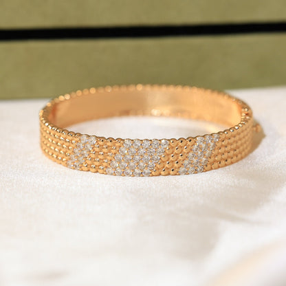 [⭐Maelin]  FIVE-ROW DIAMOND BRACELET