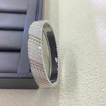 [⭐Maelin]  FIVE-ROW DIAMOND BRACELET