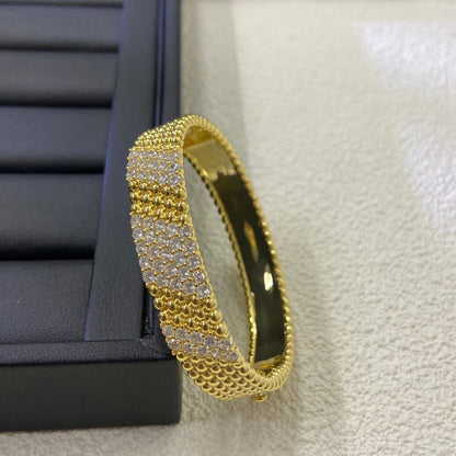 [⭐Maelin]  FIVE-ROW DIAMOND BRACELET