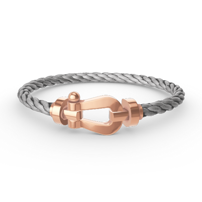 [⭐Maelin]FORCE LARGE HORSESHOE NO DIAMOND BRACELET ROSE GOLD