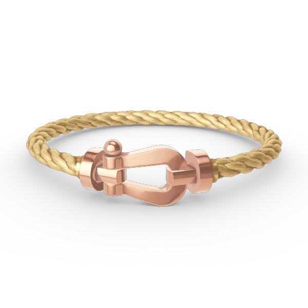 [⭐Maelin]FORCE LARGE HORSESHOE NO DIAMOND BRACELET ROSE GOLD