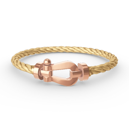 [⭐Maelin]FORCE LARGE HORSESHOE NO DIAMOND BRACELET ROSE GOLD