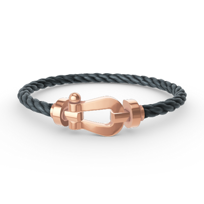 [⭐Maelin]FORCE LARGE HORSESHOE NO DIAMOND BRACELET ROSE GOLD