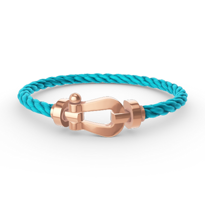 [⭐Maelin]FORCE LARGE HORSESHOE NO DIAMOND BRACELET ROSE GOLD