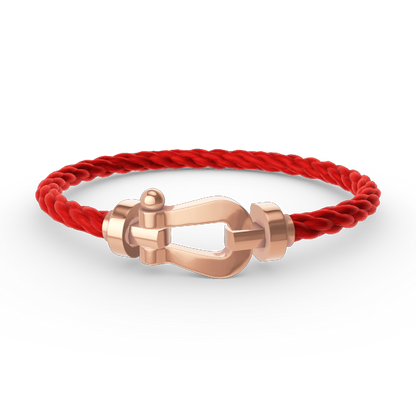 [⭐Maelin]FORCE LARGE HORSESHOE NO DIAMOND BRACELET ROSE GOLD