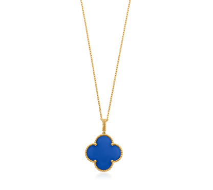 [⭐Maelin]CLOVER 25MM NECKLACE TURQUOISE ROSE GOLD