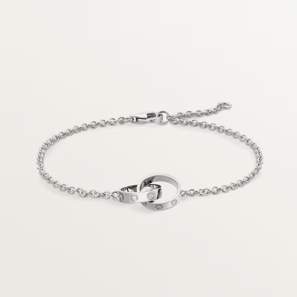 [⭐Maelin]LOVE BRACELET DOUBLE RING