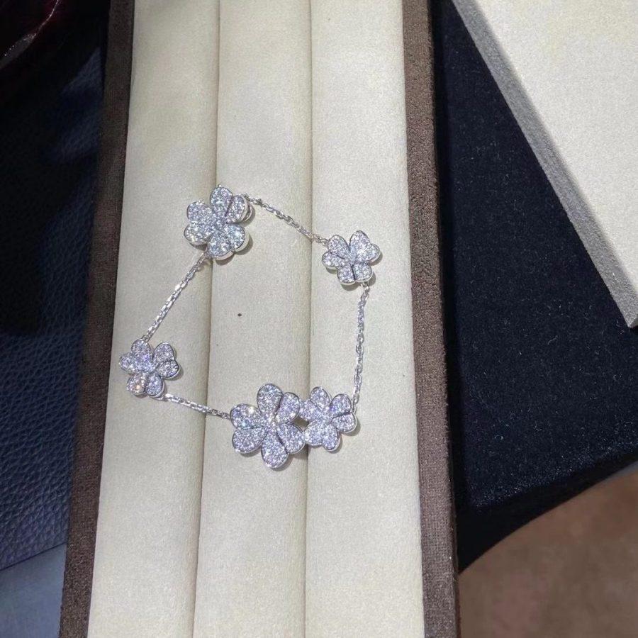 [⭐Maelin]FRIVOLE SILVER 5 FLOWERS BRACELET