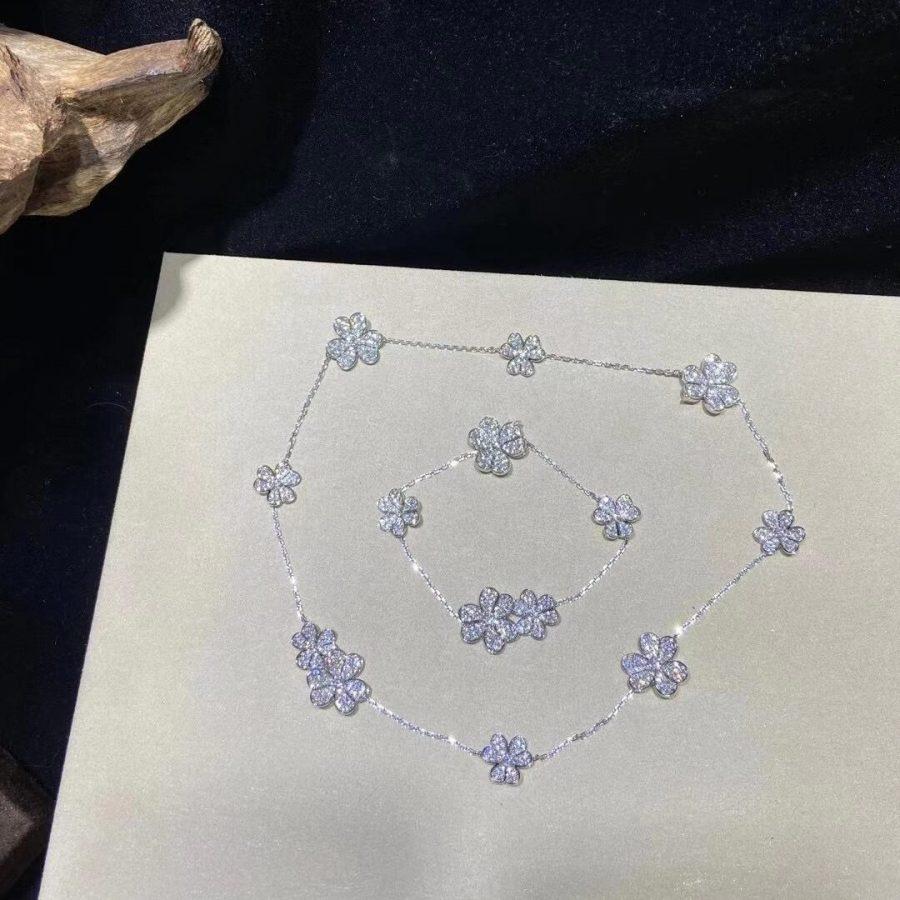[⭐Maelin]FRIVOLE SILVER 5 FLOWERS BRACELET