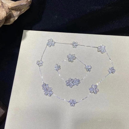 [⭐Maelin]FRIVOLE SILVER 5 FLOWERS BRACELET