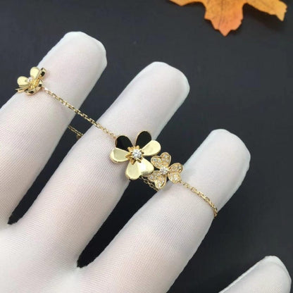 [⭐Maelin]FRIVOLE GOLD 5 FLOWERS BRACELET
