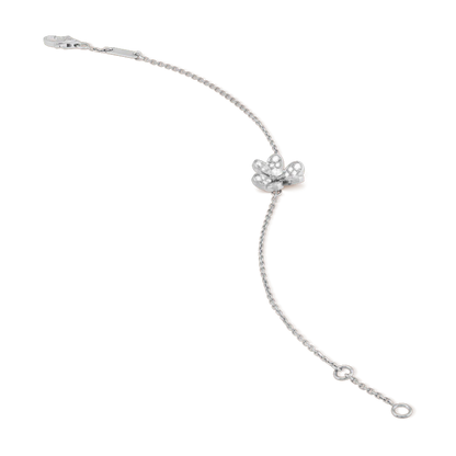 [⭐Maelin]FRIVOLE SILVER FLOWER DIAMOND BRACELET