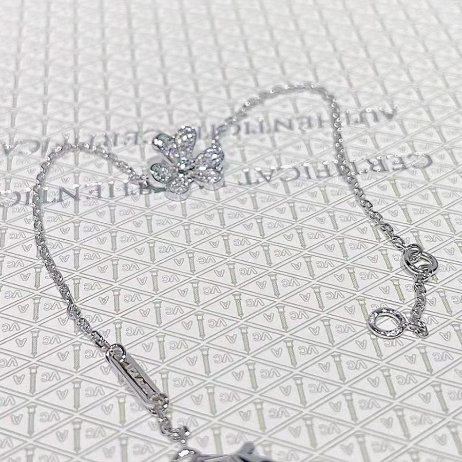 [⭐Maelin]FRIVOLE SILVER FLOWER DIAMOND BRACELET