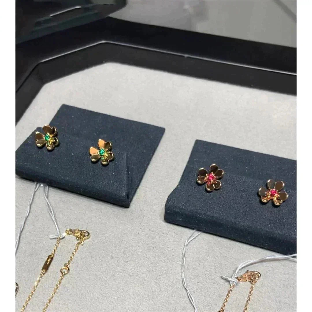 [⭐Maelin]FRIVOLE  FLOWER PINK EARRINGS