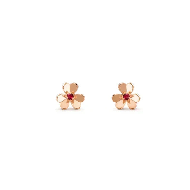 [⭐Maelin]FRIVOLE  FLOWER PINK EARRINGS