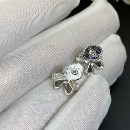[⭐Maelin]FRIVOLE MINI SILVER FLOWER EARRINGS