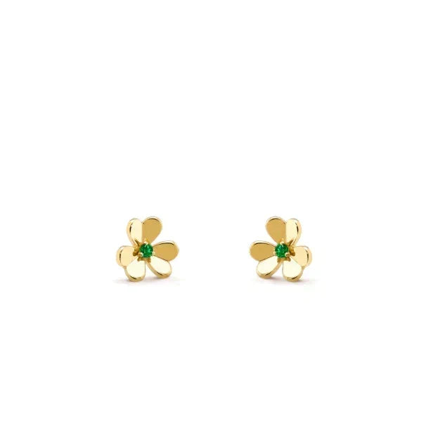 [⭐Maelin]FRIVOLE  FLOWER MALACHITE EARRINGS