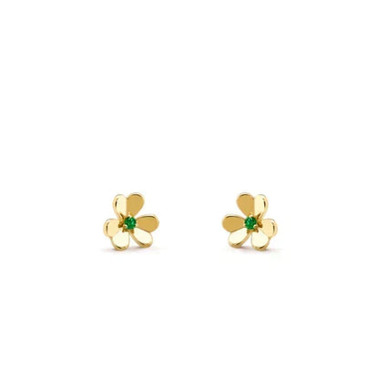 [⭐Maelin]FRIVOLE  FLOWER MALACHITE EARRINGS
