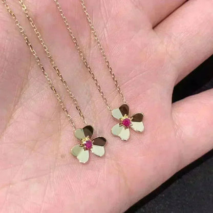[⭐Maelin]FRIVOLE GOLD FLOWER NECKLACE