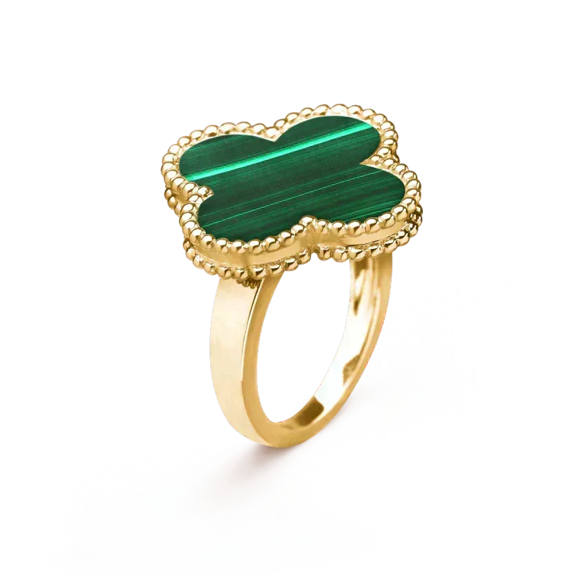 [⭐Maelin]CLOVER MALACHITE RING
