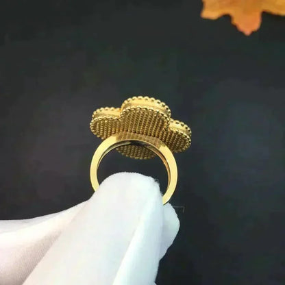 [⭐Maelin]CLOVER MALACHITE RING