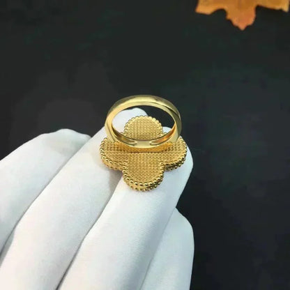 [⭐Maelin]CLOVER MALACHITE RING