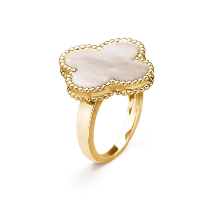 [⭐Maelin]CLOVER WHITE MOP RING