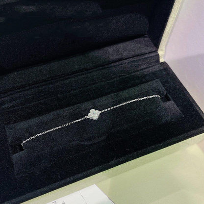 [⭐Maelin]CLOVER  SINGLE FLOWER BRACELET SILVER